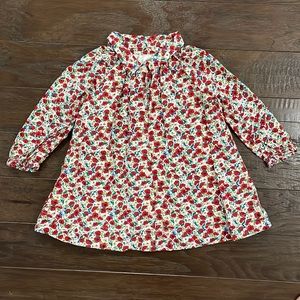 Baby Gap Girls Floral Smock Dress 6-12m